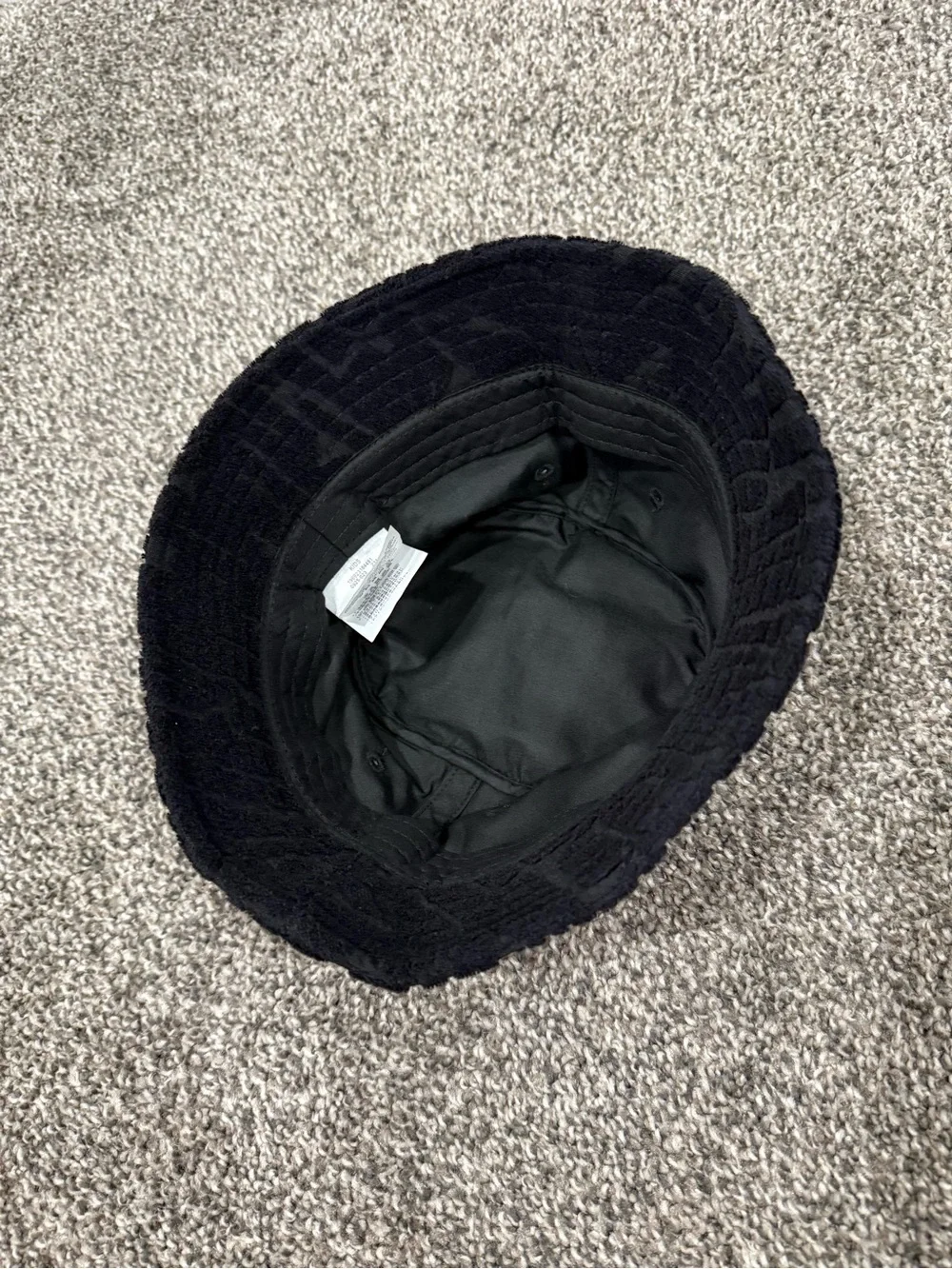 Jordan Black Terry Jumpman Bucket Hat for Kids